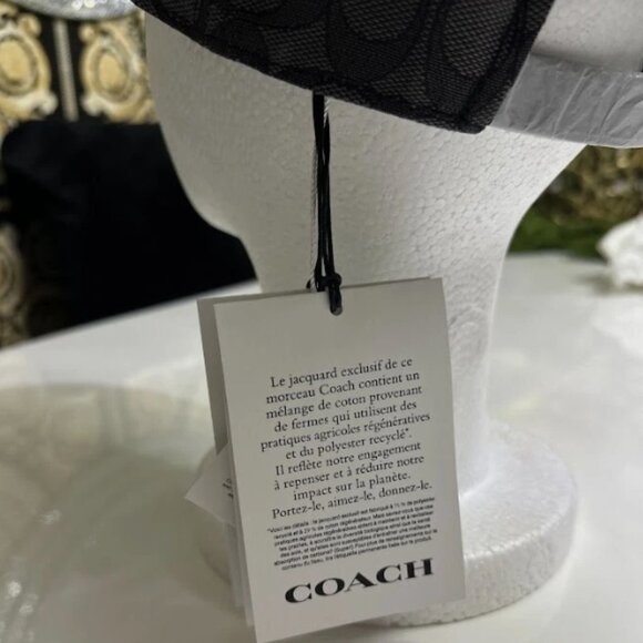 Authentic Coach Signature Jacquard Baseball Hat Cap Size: M/L - Picture 5 of 8